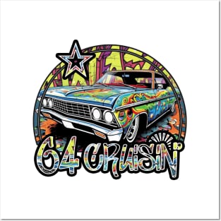 Crusin Down The Street In My 64 | 64 Crusin Posters and Art